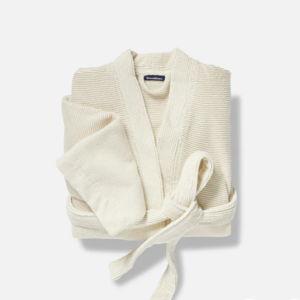 Organic Ribbed Robe