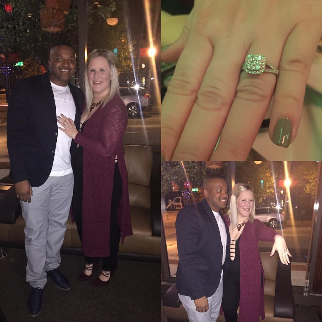The night we got engaged! Circa 2016