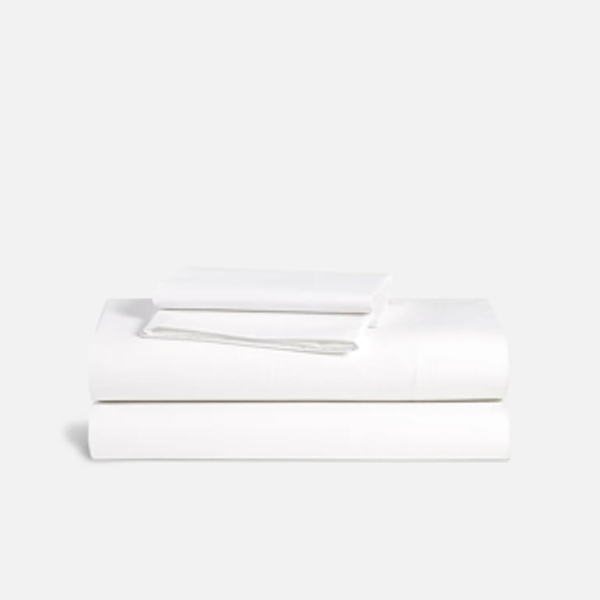 Classic Percale Core Sheet Set - white