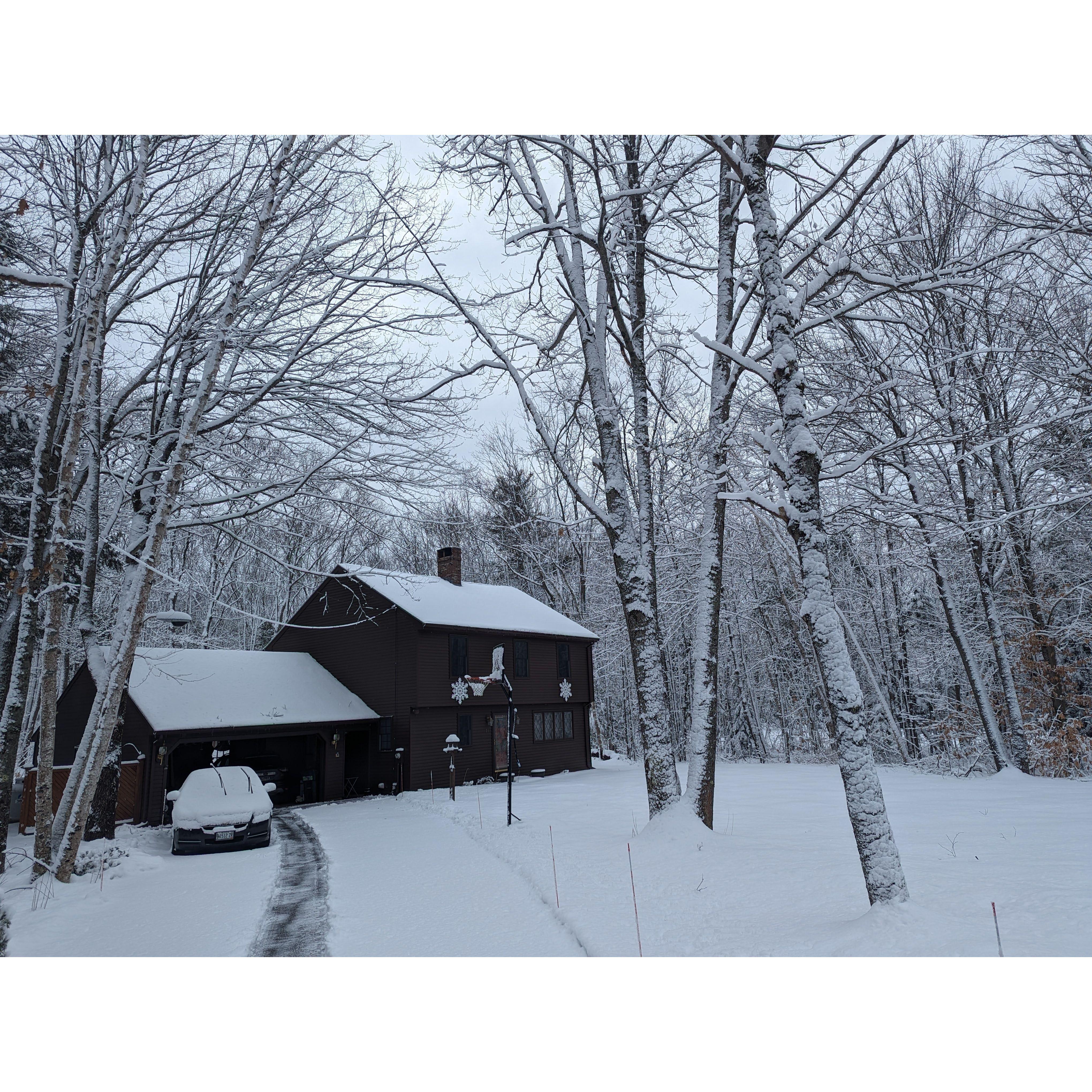 Our home after a good snow storm
