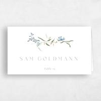 Blue Wedding Place Card - Tansy