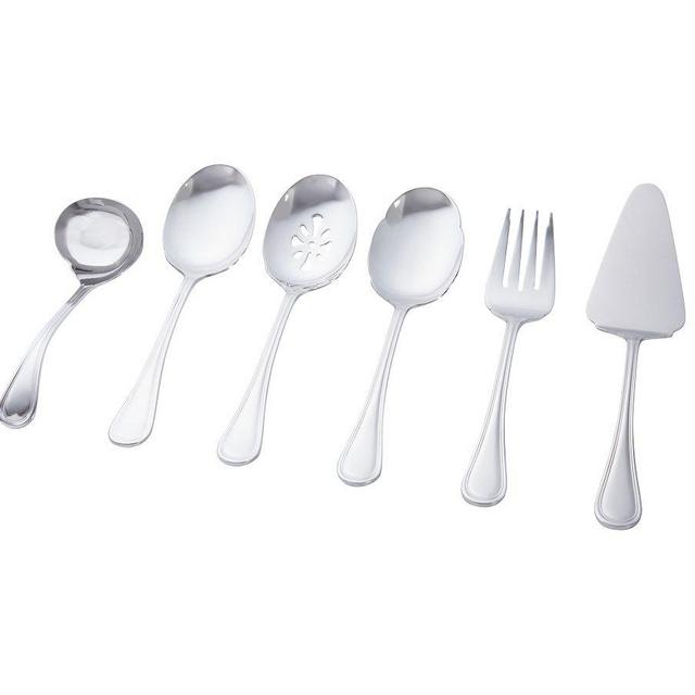 Caterer's Box Serving Utensils, Set of 6 - Stainless Steel