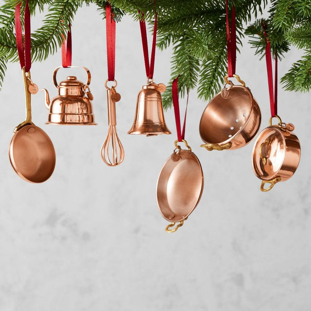 Williams Sonoma Complete Copper Ornament Collection