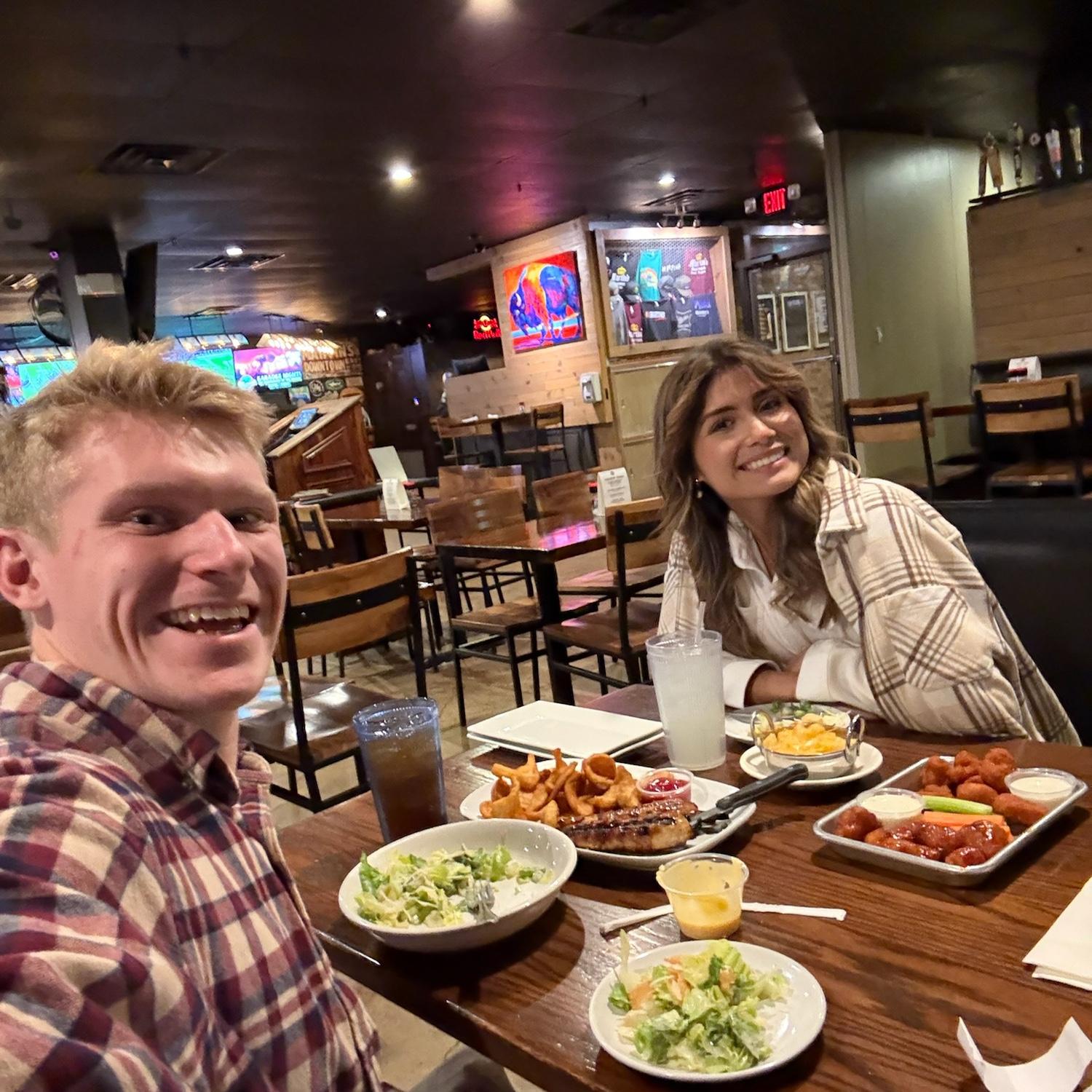2nd year anniversary dinner! Few weeks before engagement!