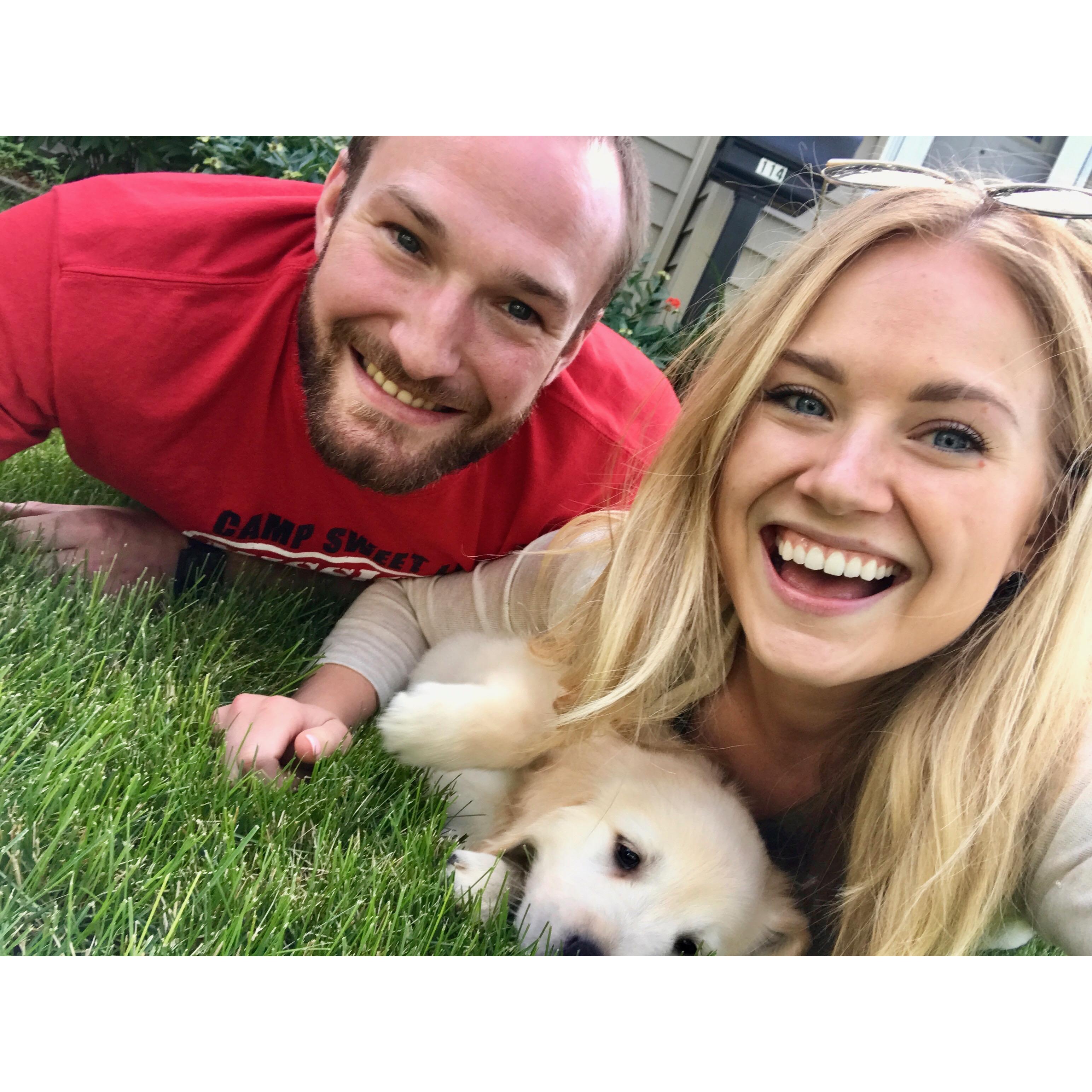 The day we brought Dwight Home!