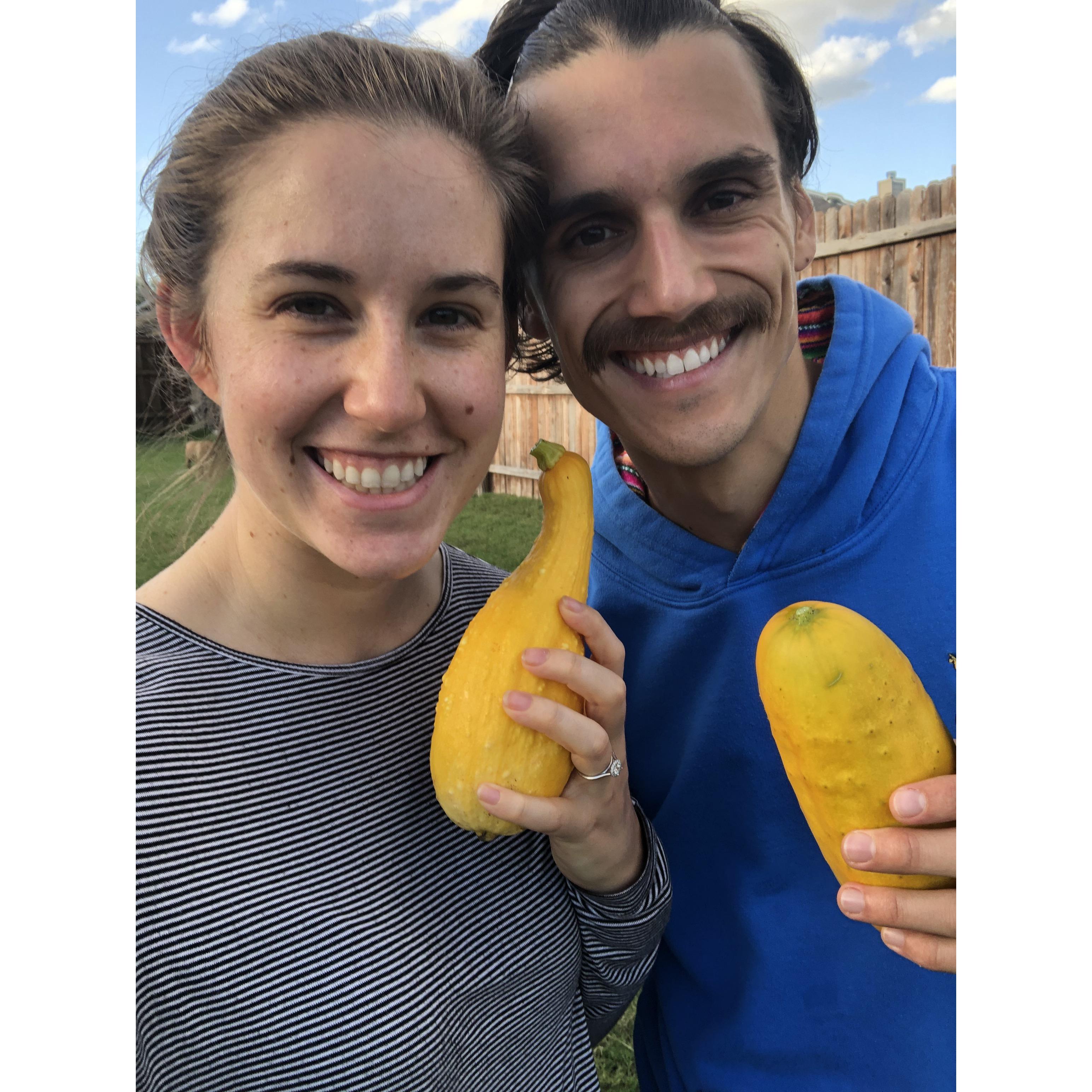 First crops from our garden!