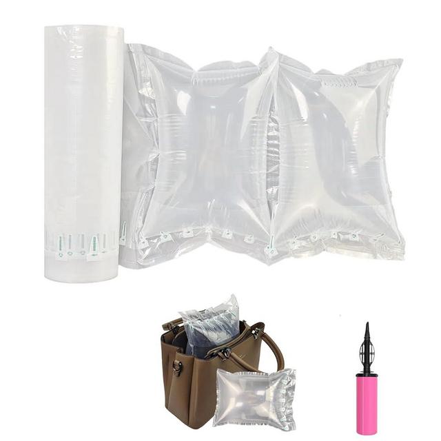 Hijelyn Purse Stuffing for Shape 100 Count Inflatable Large Air Pillows for Shipping 8.3"x11.8" Air Bags for Packing with Pump Packaging Filler Alternative to Packing Peanuts Shipping Supplies