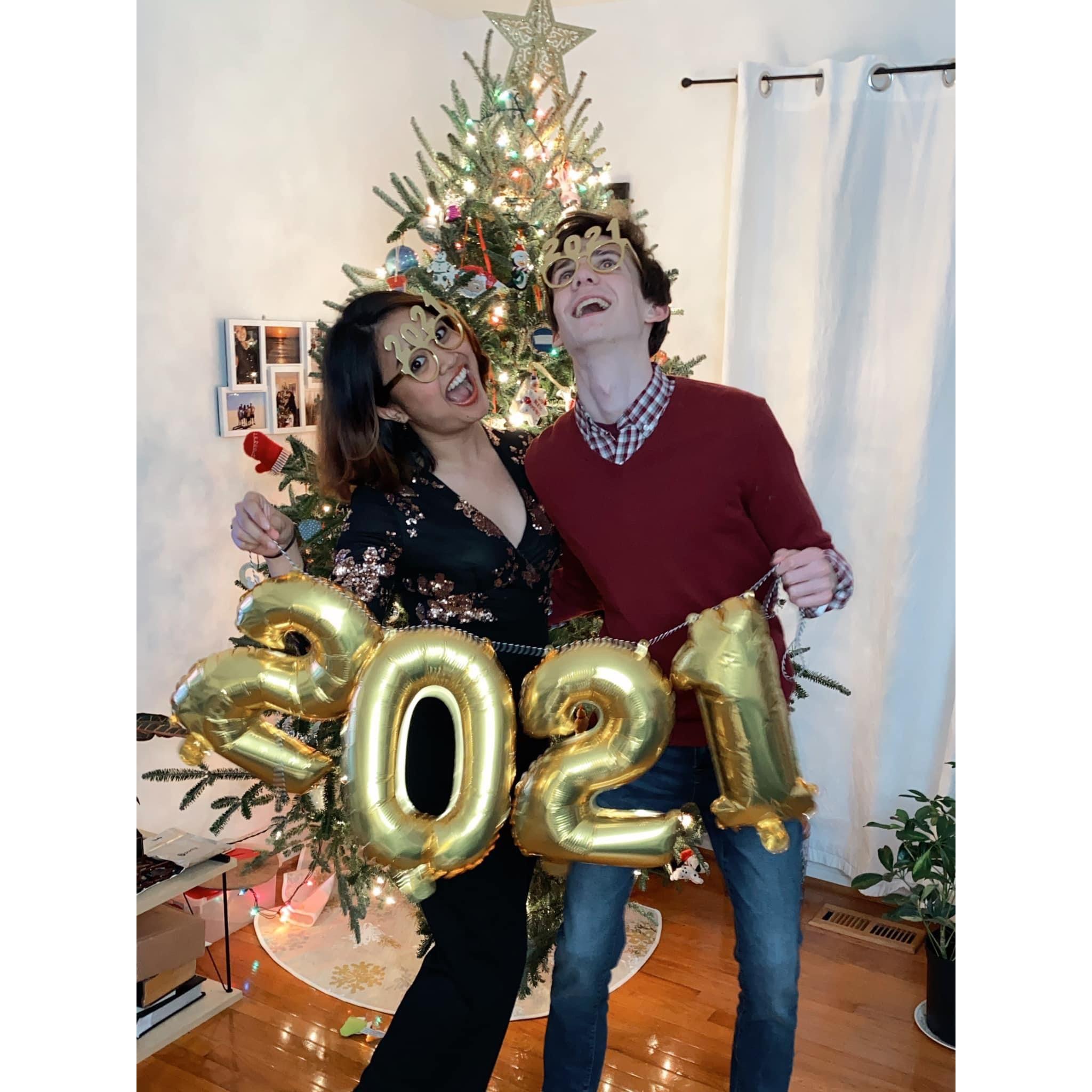 New Year's Eve in Woodbridge, 2020.