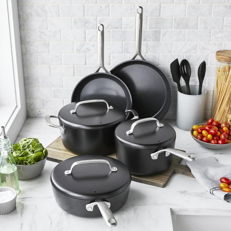 Venice Pro Noir Ceramic Nonstick 13-Piece Cookware Set