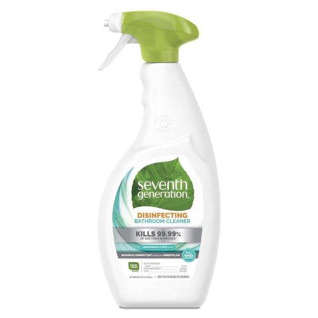 Seventh Generation Lemongrass Citrus Disinfecting Bathroom Cleaner - 26oz