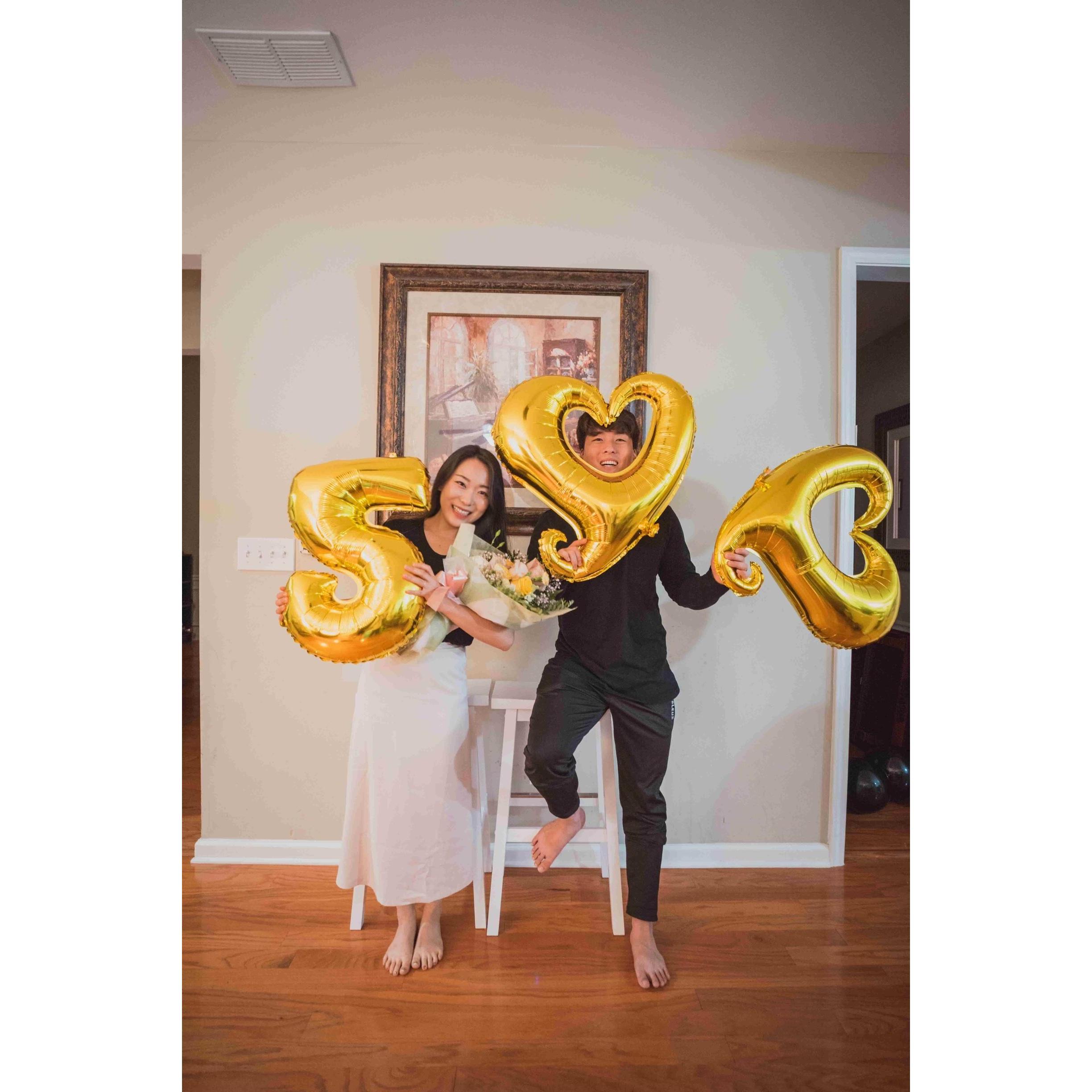 Our 500 days together!