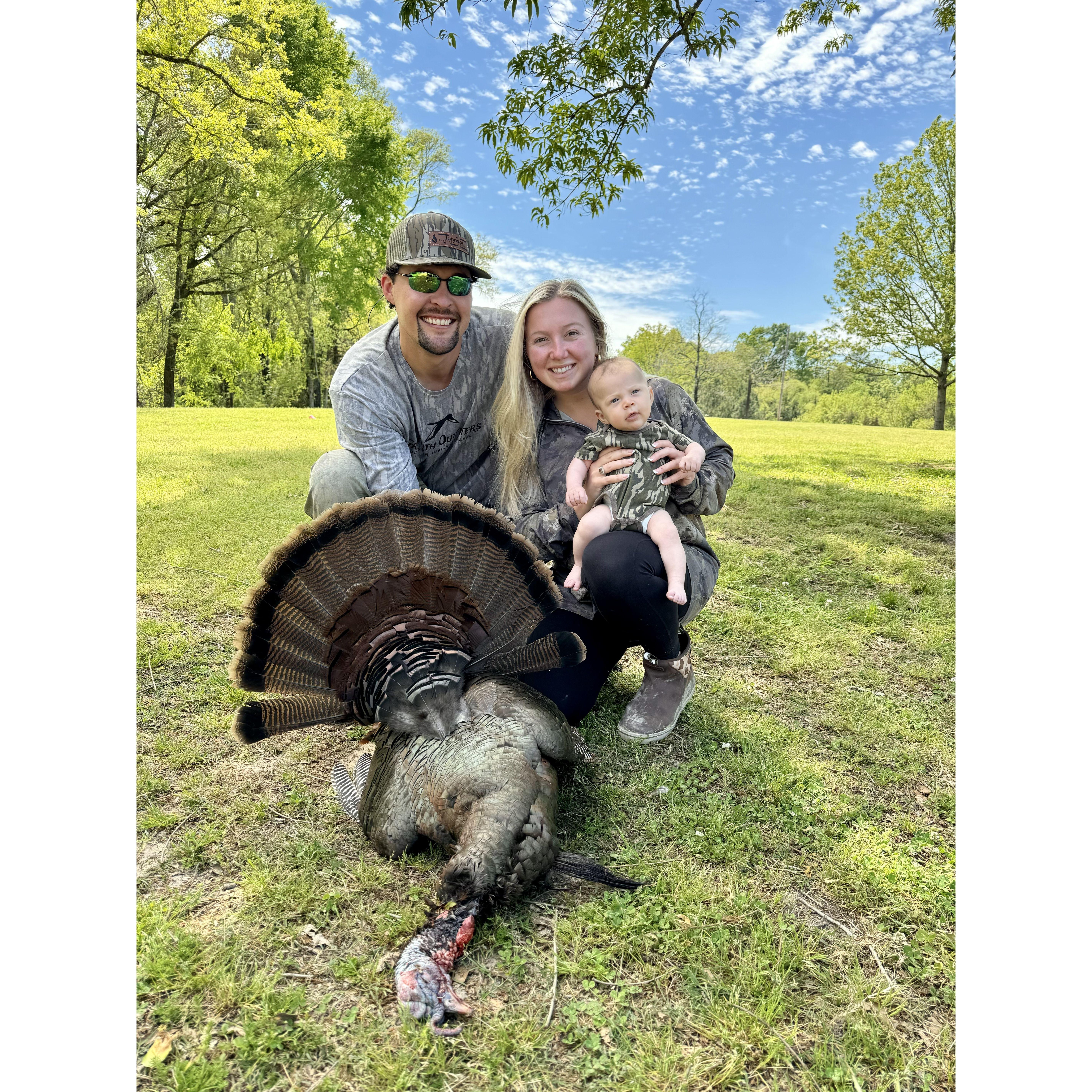 Kadin’s first turkey!