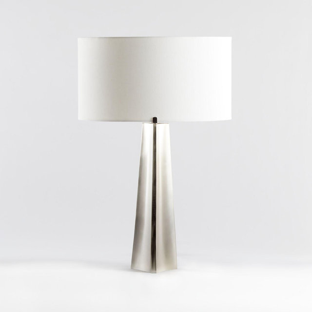 Isla Pewter Triangle Table Lamp