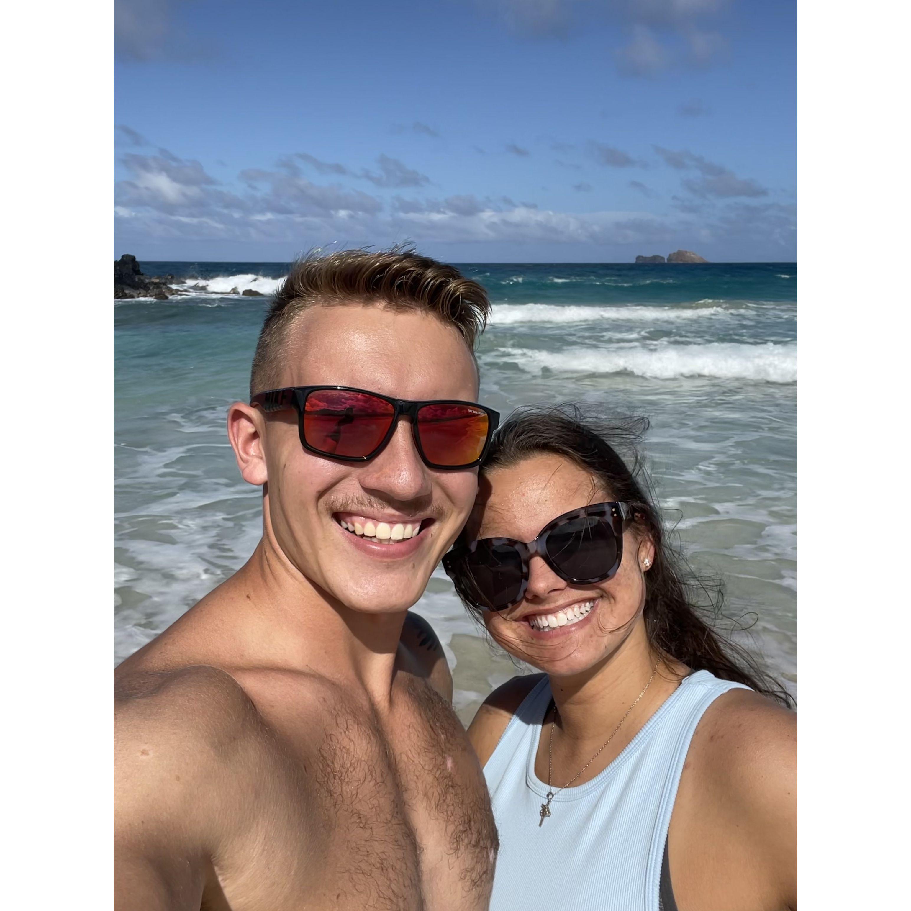 our first Hawaii beach trip 