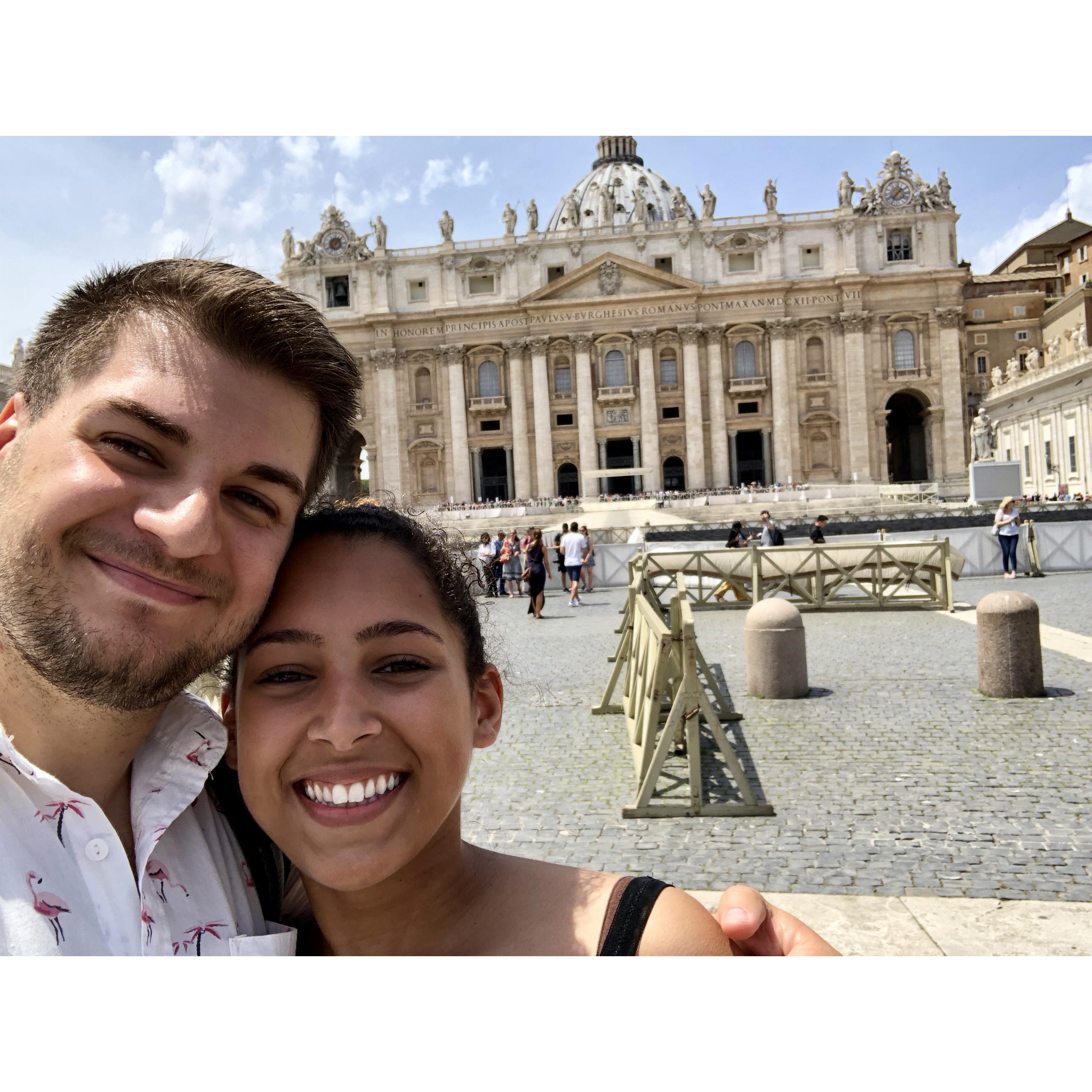 Trip to Europe for our graduation in 2018 (his graduation from medical school and mine from getting my Bachelor's)