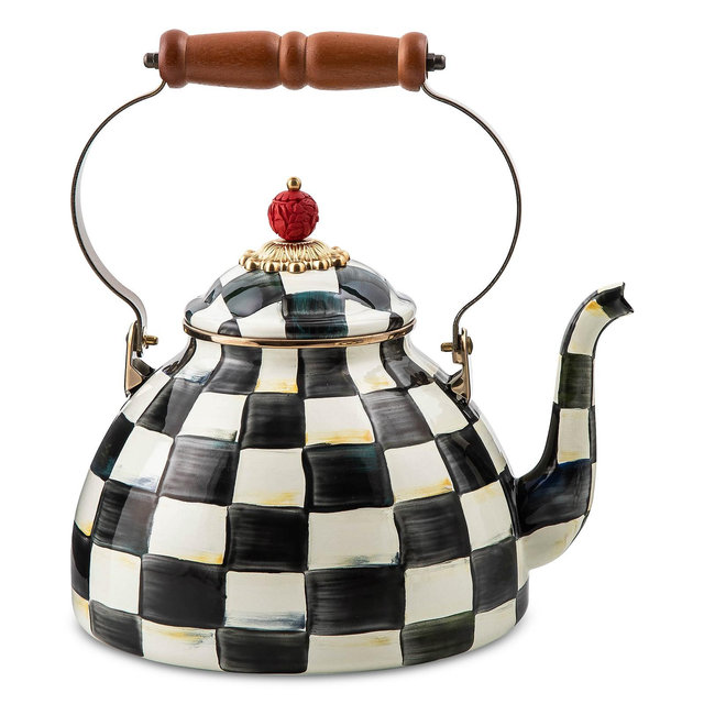 Mackenzie-Childs Courtly Check 3-Qt. Tea Kettle