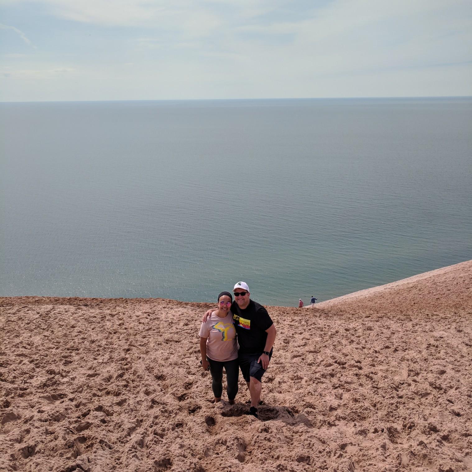 Sleeping Bear Sand Dunes.