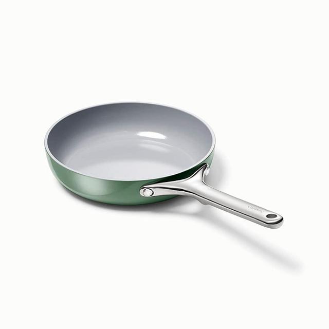Caraway Nonstick Ceramic Mini Fry Pan (1.05 qt, 8") - Non Toxic, PTFE & PFOA Free - Oven Safe & Compatible with All Stovetops (Gas, Electric & Induction) - Sage