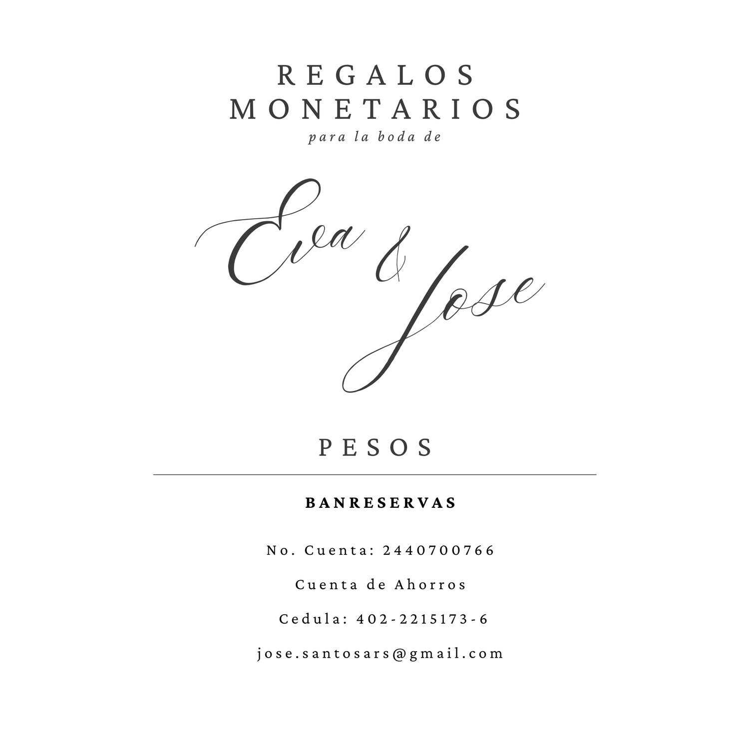 Regalos Monetarios
