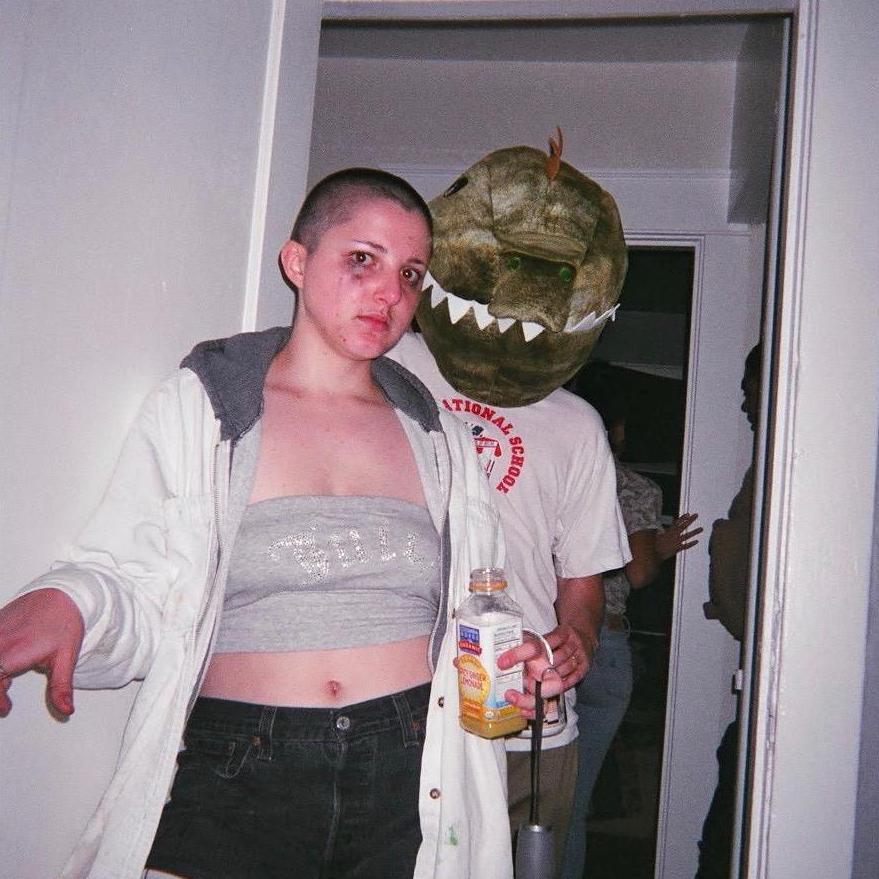 Britney Spears (2006) and a low effort Lizard-Man. Sofia won the costume contest