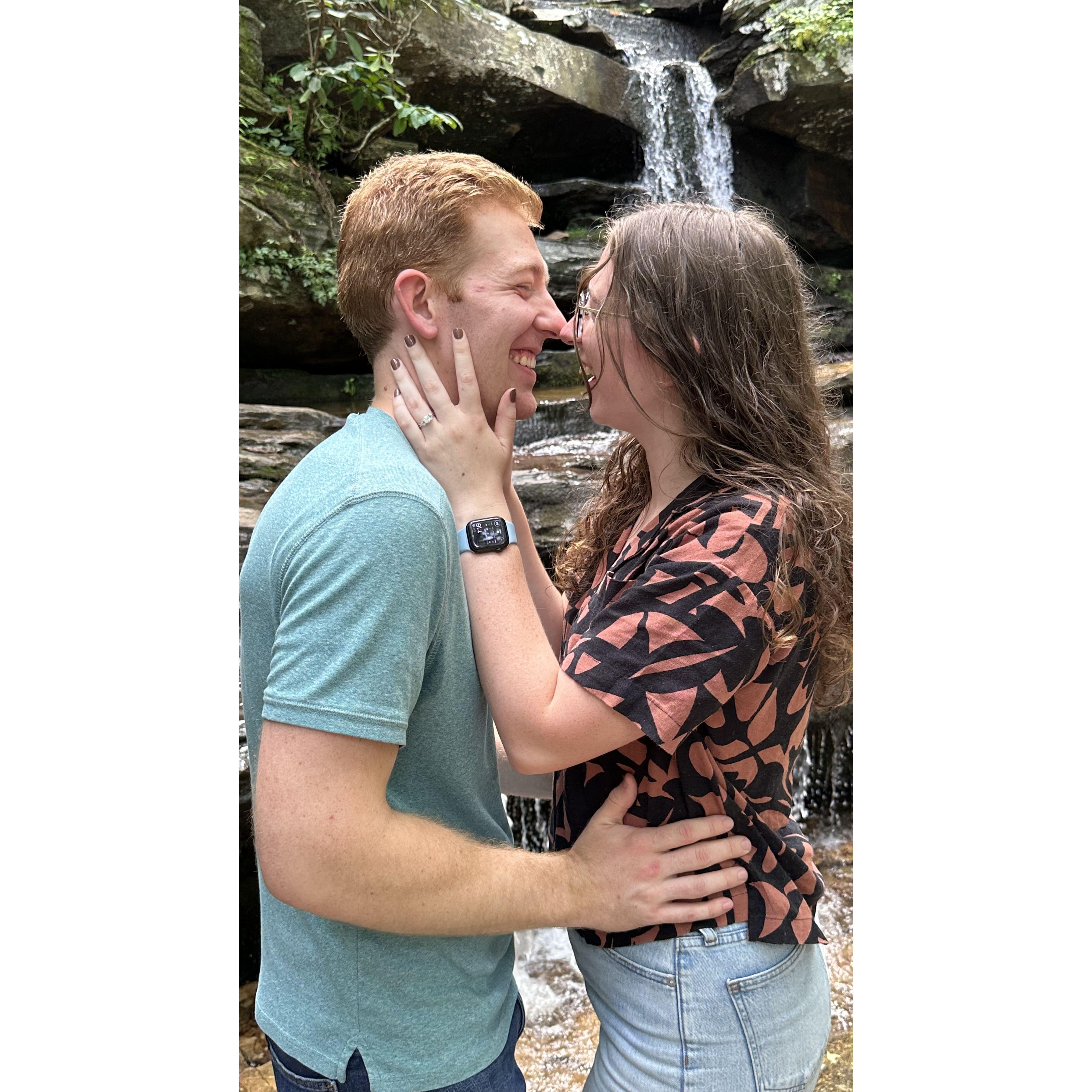 The day we got engaged!