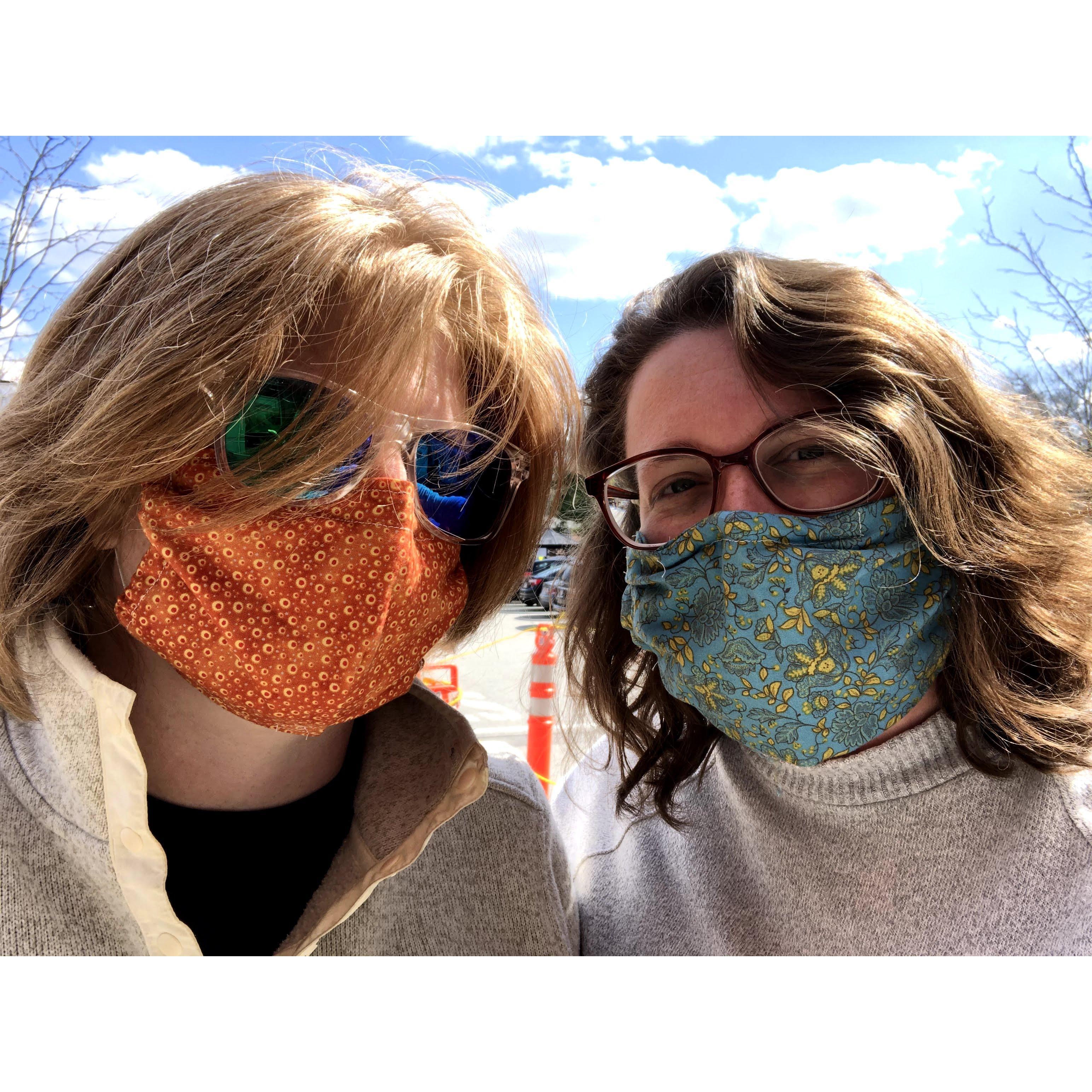 Grocery shopping in a pandemic