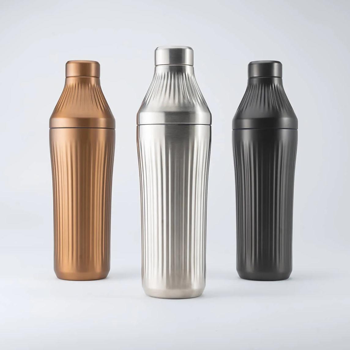 Diamond Edition Cocktail Shaker: Brushed Stainless