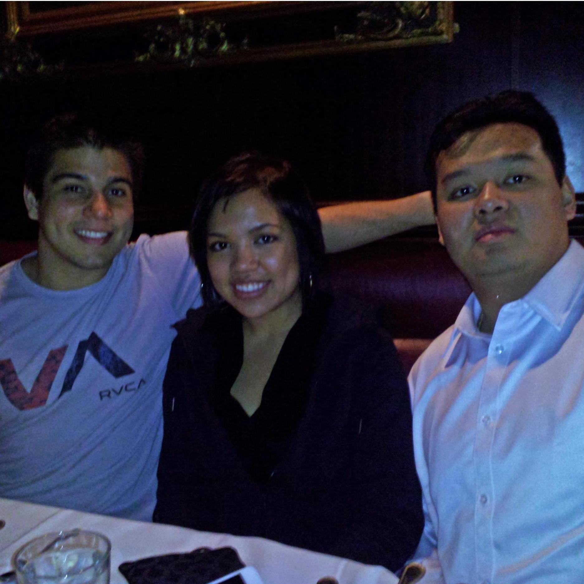 When he first met my family. #babies #TheCapitalGrill