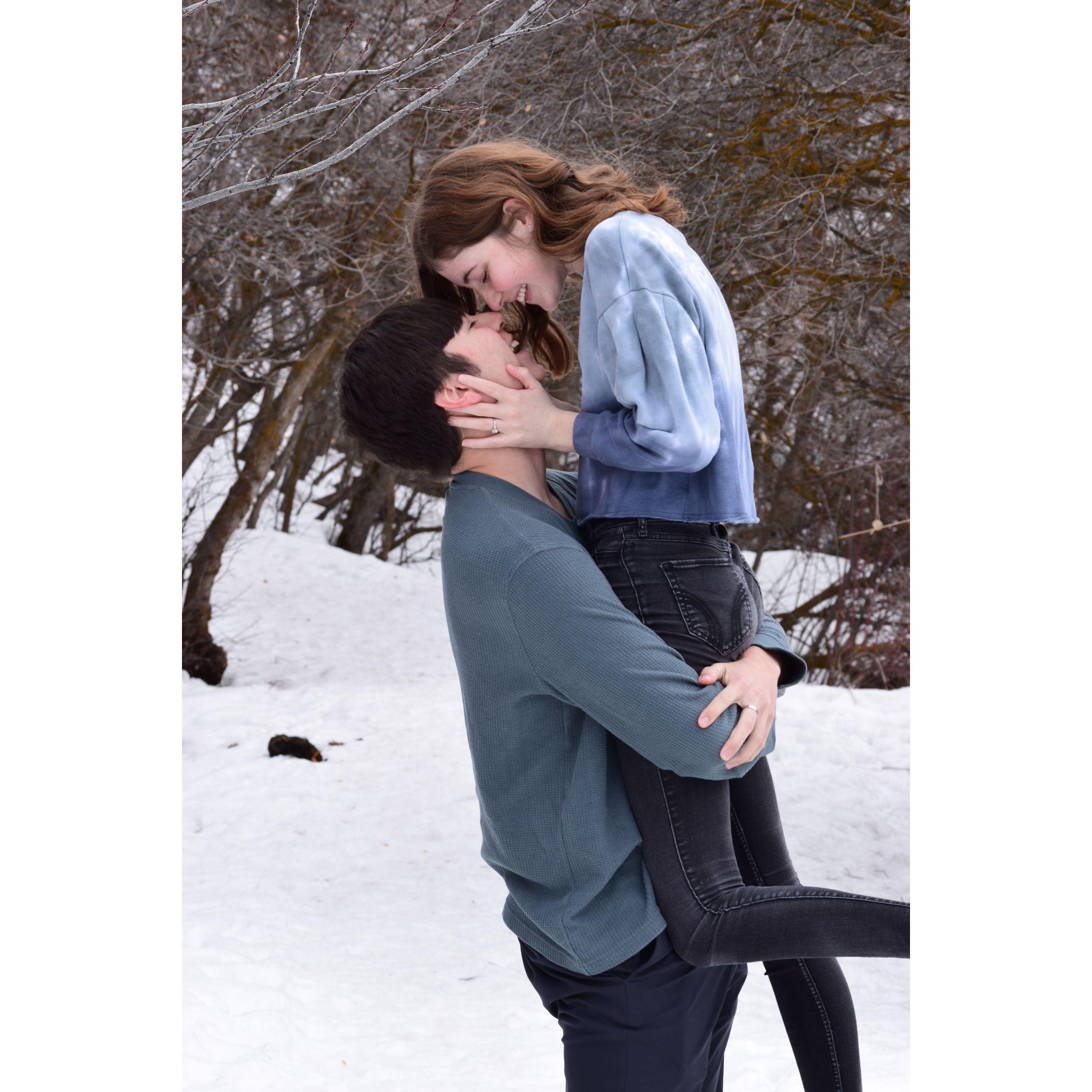 The day we got engaged in Layton, UT! - 03/13/2023