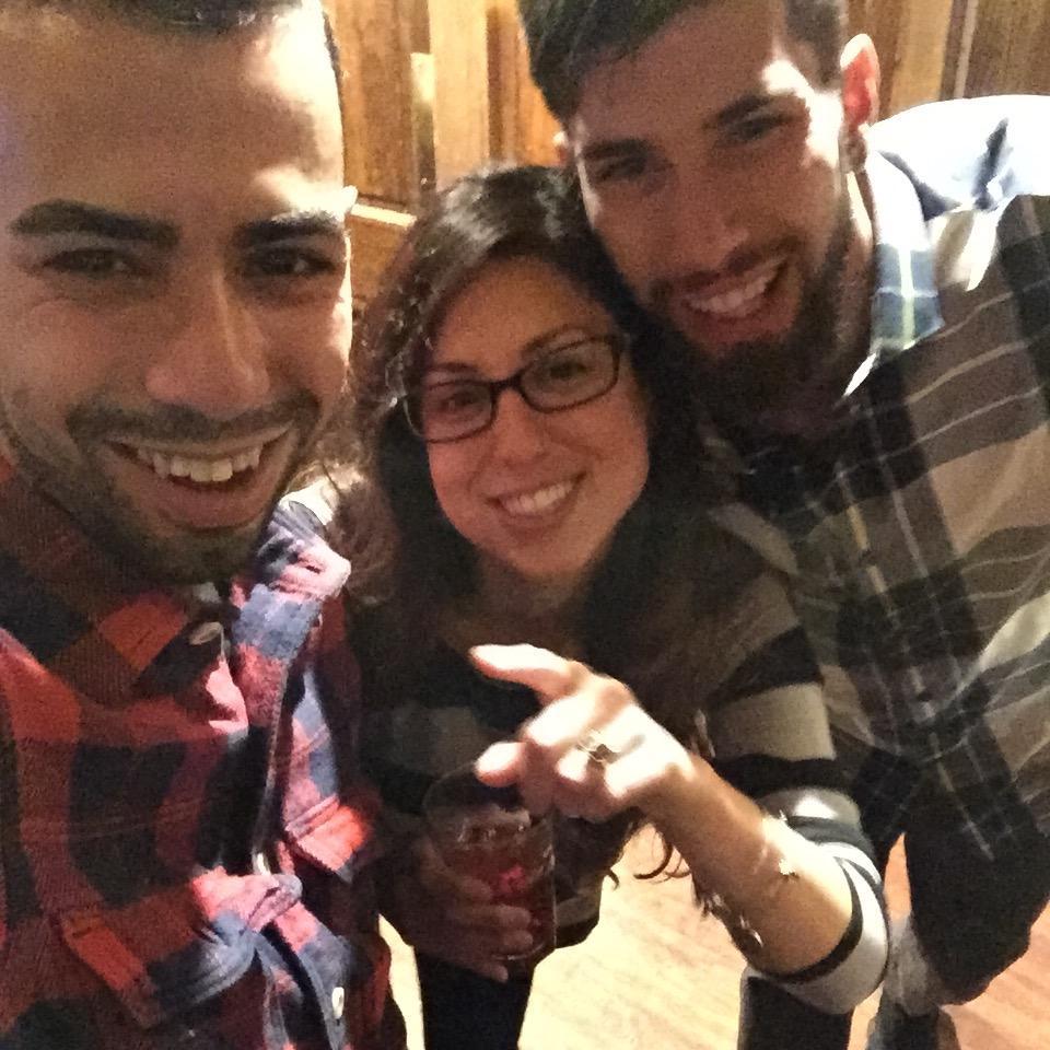 Night before Thanksgiving at the Tavern with a bunch of Brian's hometown HS friends, 2014