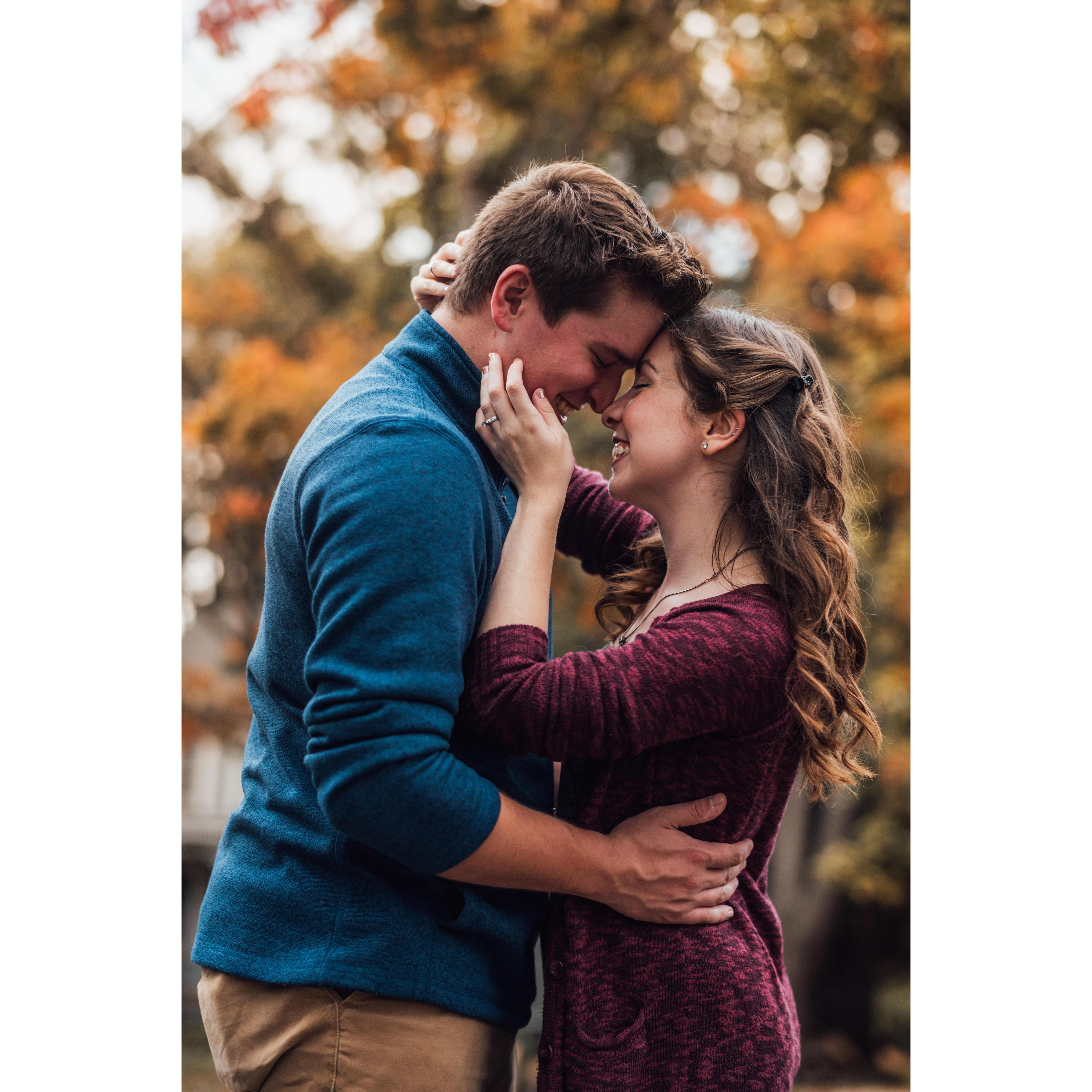One of our favorite shots from our Engagement shoot... shout out to Abigail Gingerale Photography!