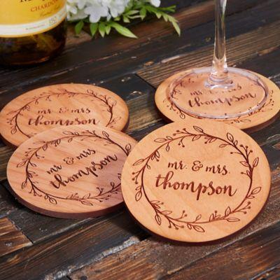 Floral Wedding Coaster