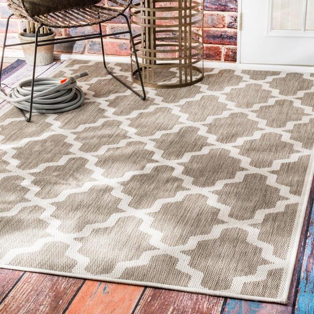 Outdoor Area Rug (5' 3" x 7' 6") - Taupe