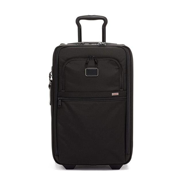 TUMI - Alpha 3 International Expandable 2 Wheeled Carry-on Luggage - 22 Inch Rolling Suitcase for Men and Women - Black