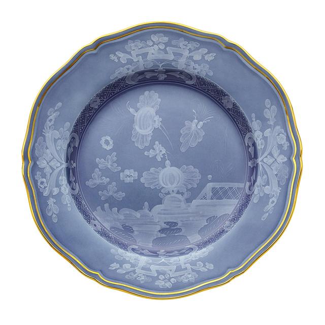 Ginori Oriente Italiano Pervinca with Gold Trim - Dessert Plate