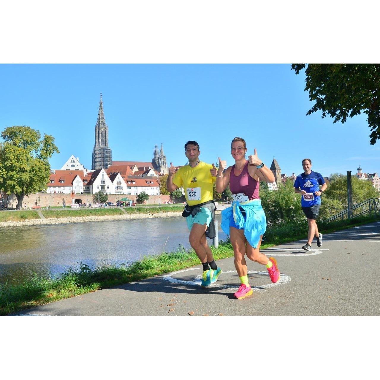Our first (and so far only) Marathon in Ulm, Germany