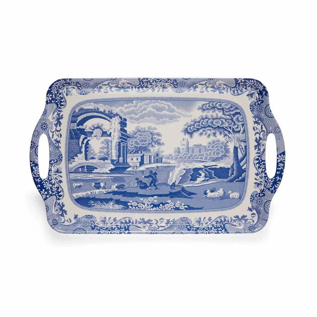 Blue Italian Large Tray