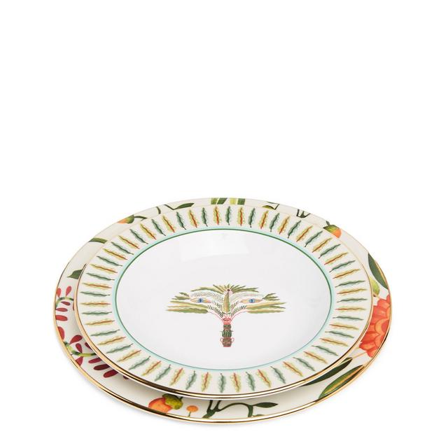 Soup & Dinner Plate SetEden in Porcelain