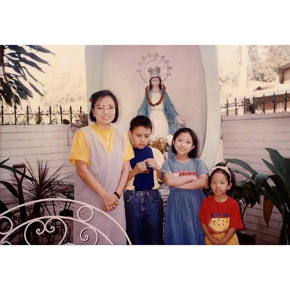 2000, with Joseph, Angel and Gabbie