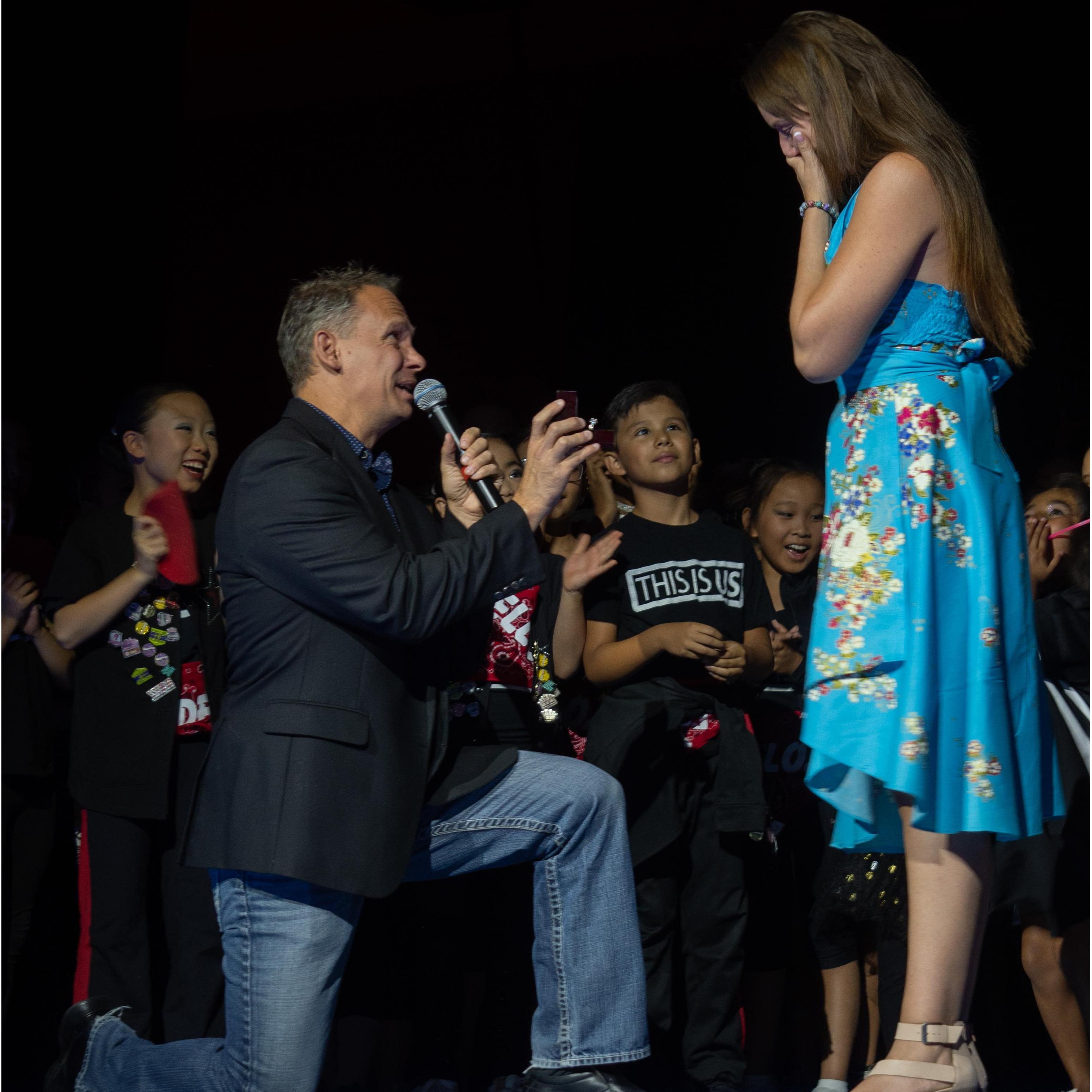 She said "Yes"!