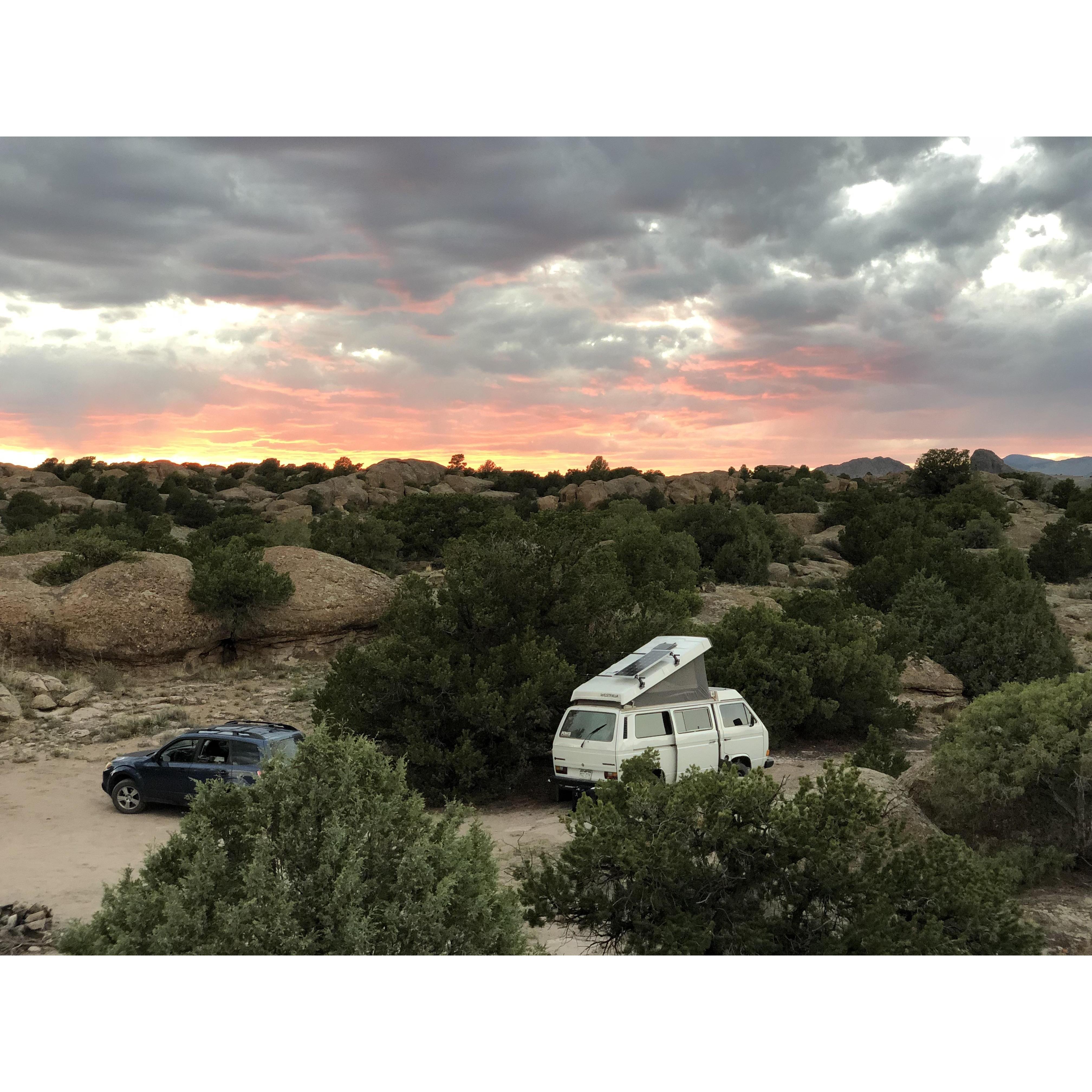 Although this wasn't the day Ross proposed, the engagement ring is currently in that blue Subaru...