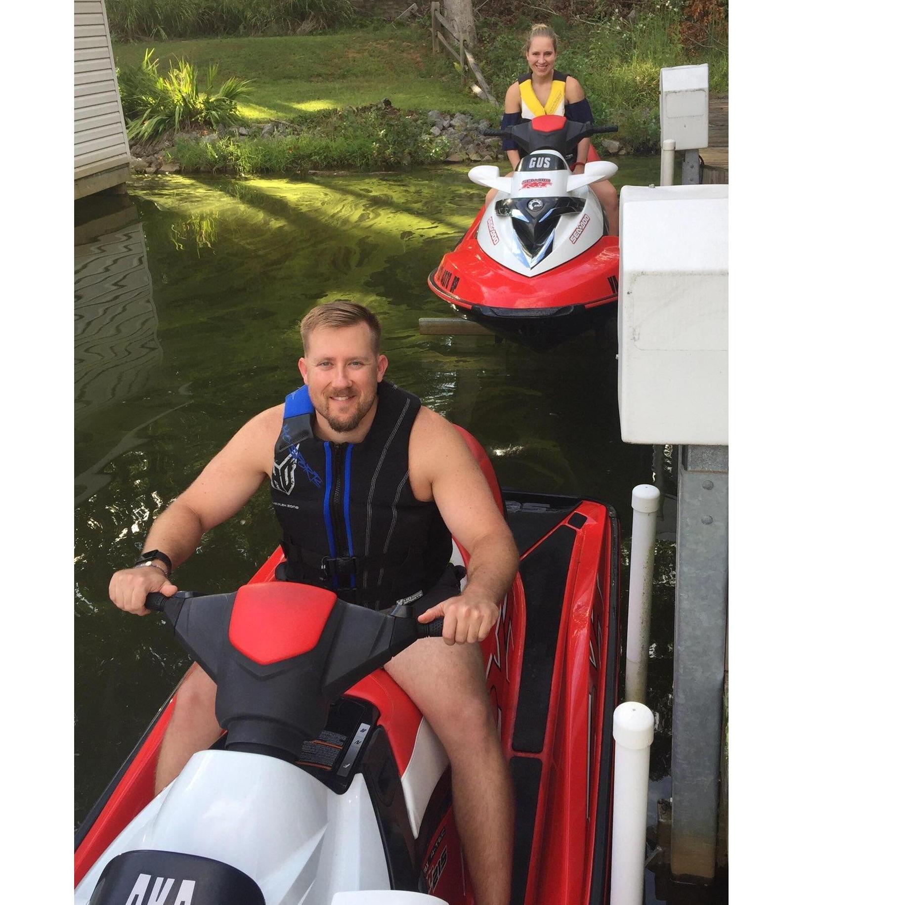 Visiting Mike's Aunt's house in Virginia