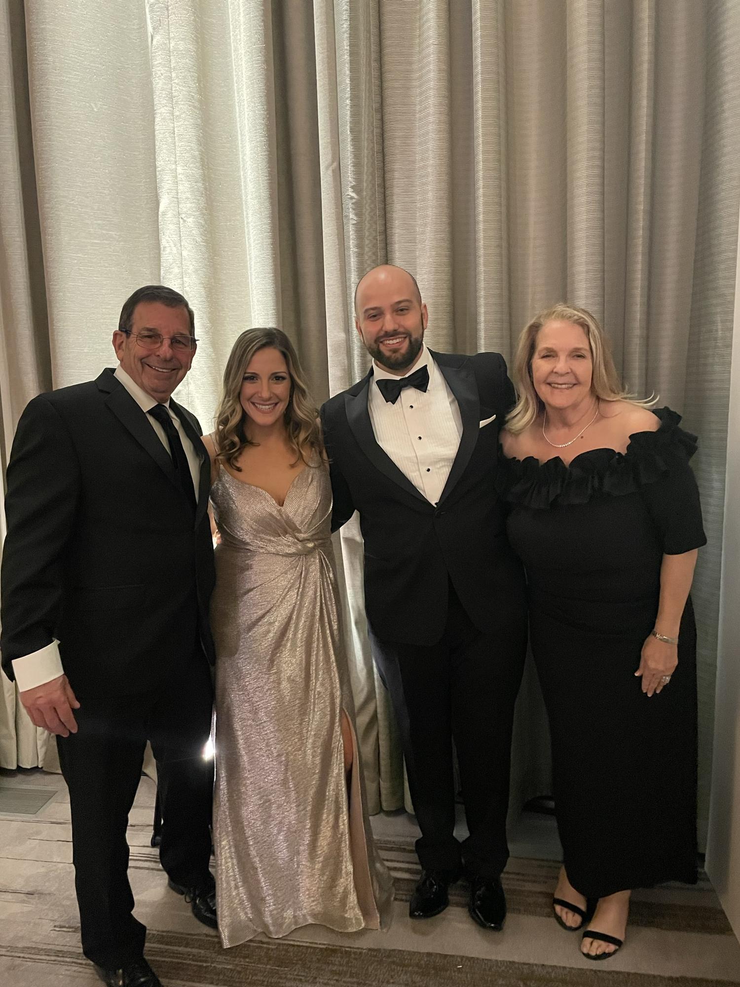 All dressed up for Brooklyn and Ryan's big day in Dallas!