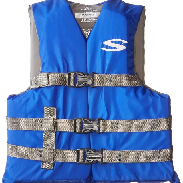 Stearns Classic Kids Life Vest USCG Approved Type III Life Jacket Perfect for Boating Swimming Watersports Fitted for Kids Under 90lbs
