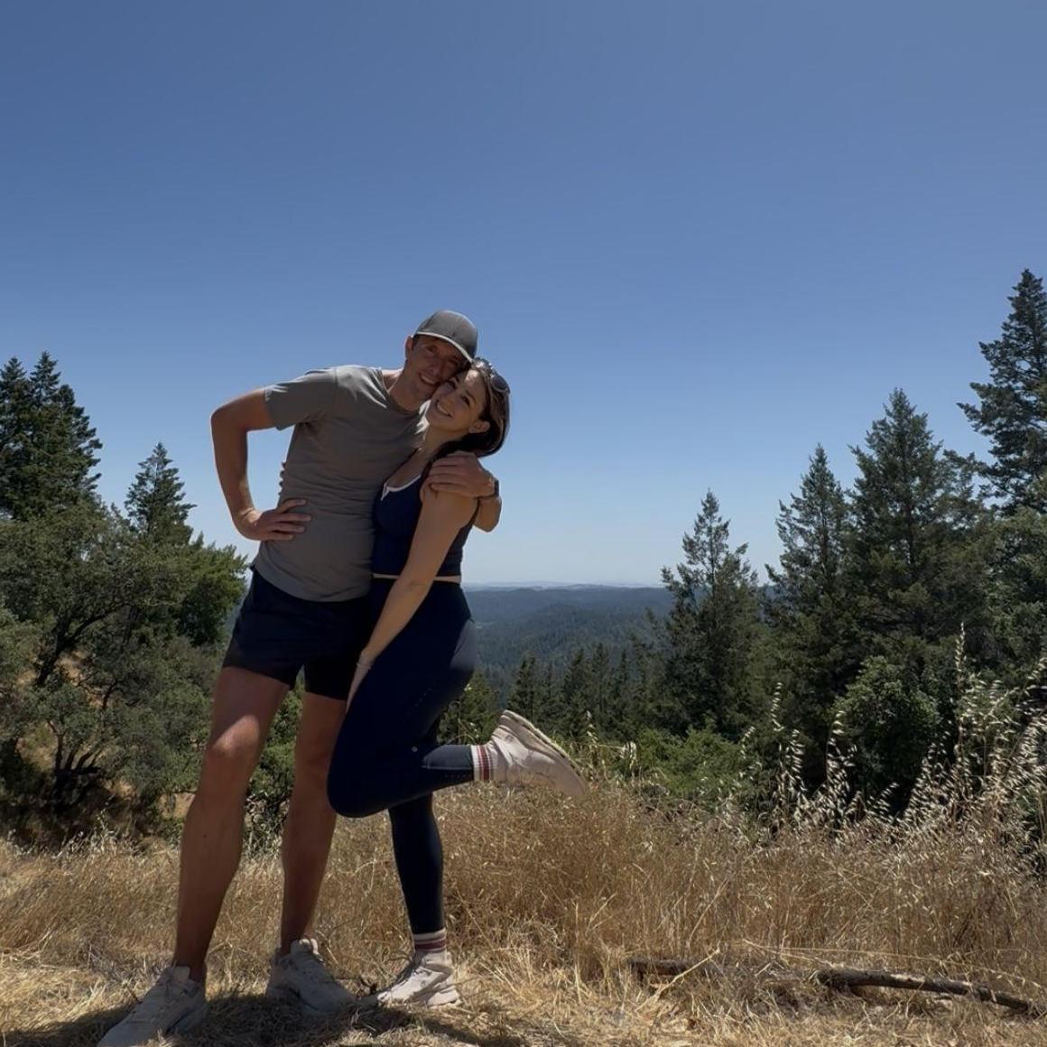 Fun fact: Our first date was a hike in Ithaca, NY. 6+ years later, Michael proposed on a hike in Stowe, VT.