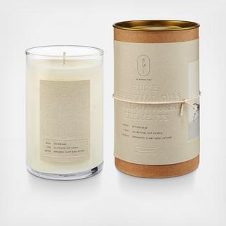 Vetiver Sage Natural Glass Candle