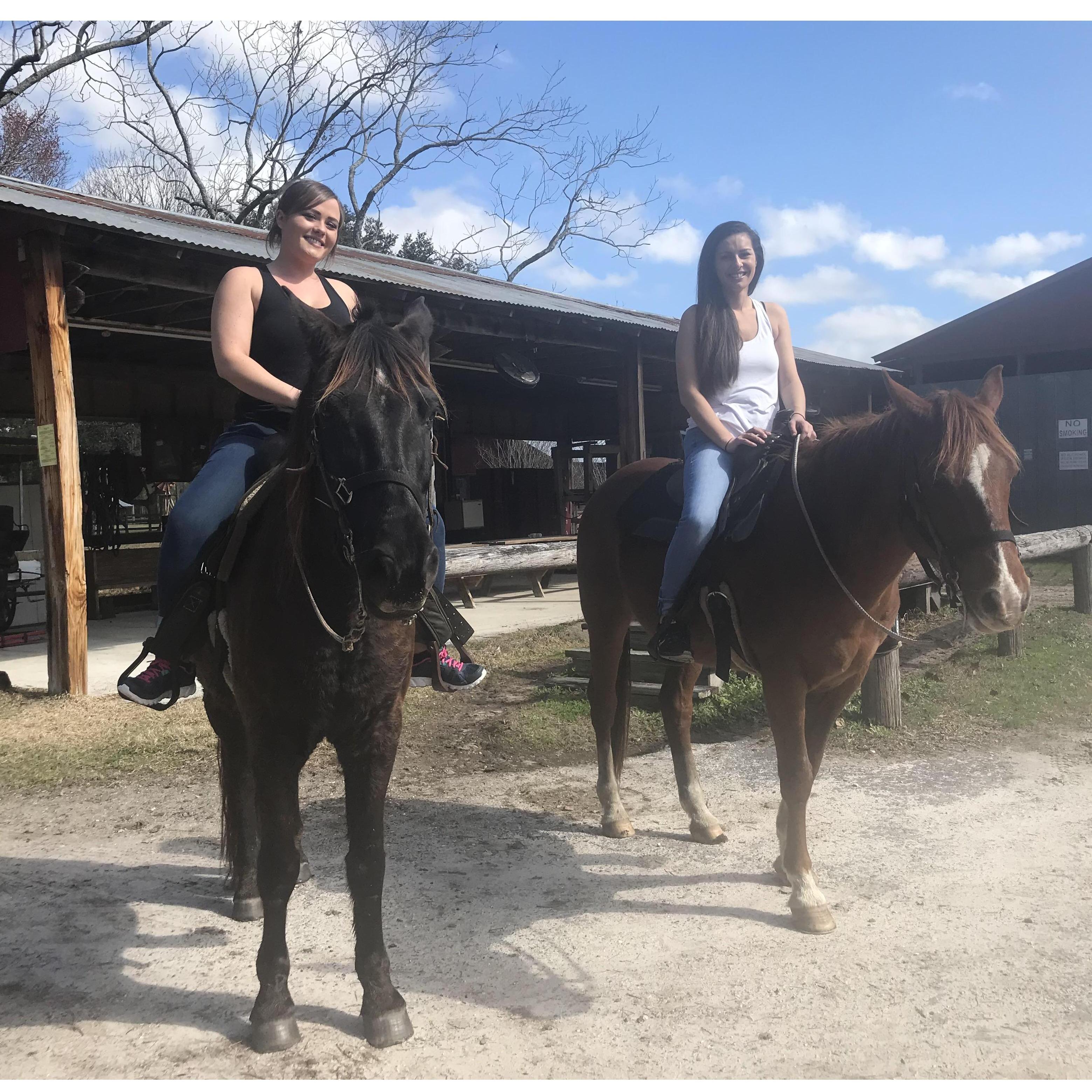 Krissi surprised Chelsea with a trip to DiamondD, where she got her beloved first horse. Chelsea couldn't have been happier to be back in the saddle, her favorite place (other than in Krissi's arms).