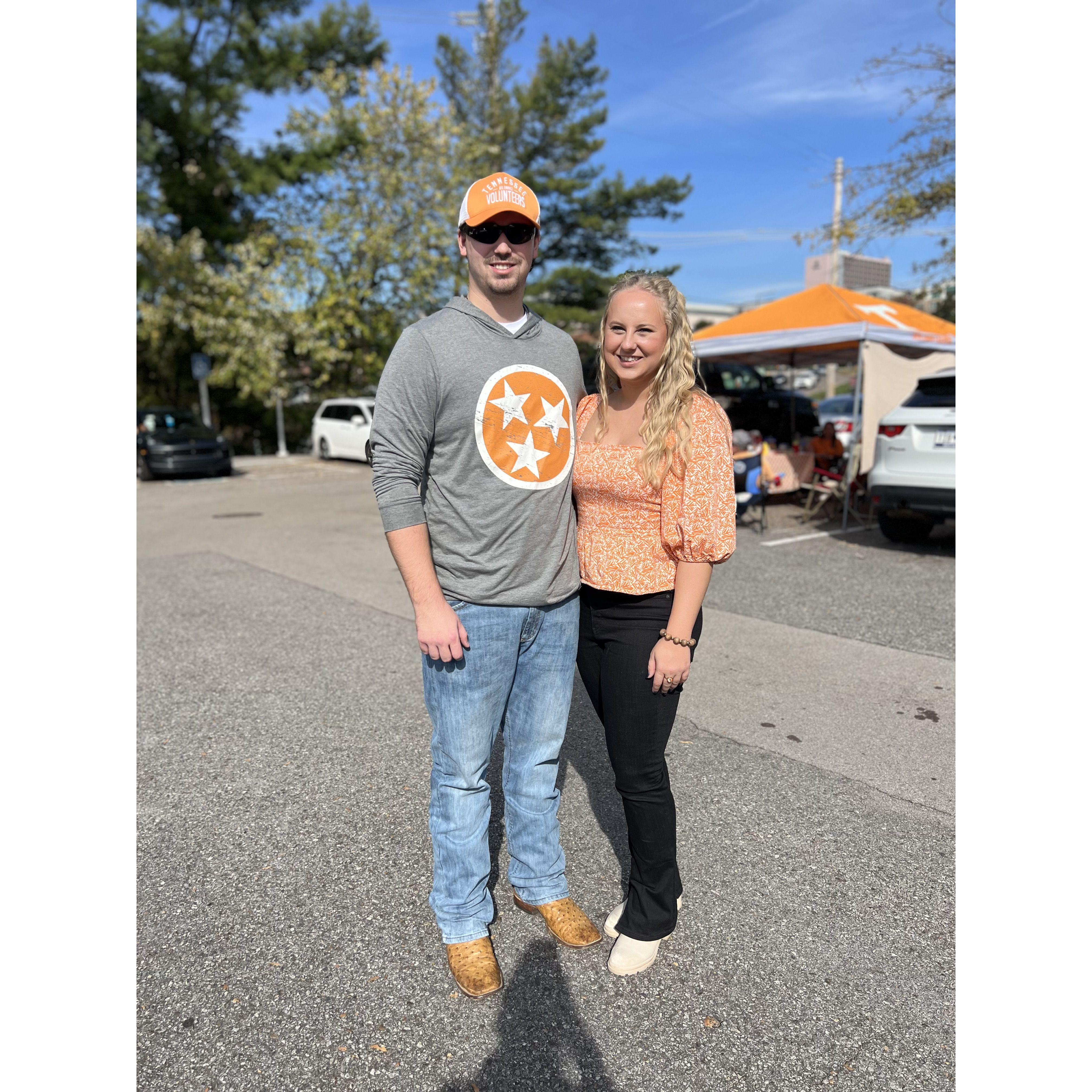 First TN game together (Lauren's first TN game ever!)