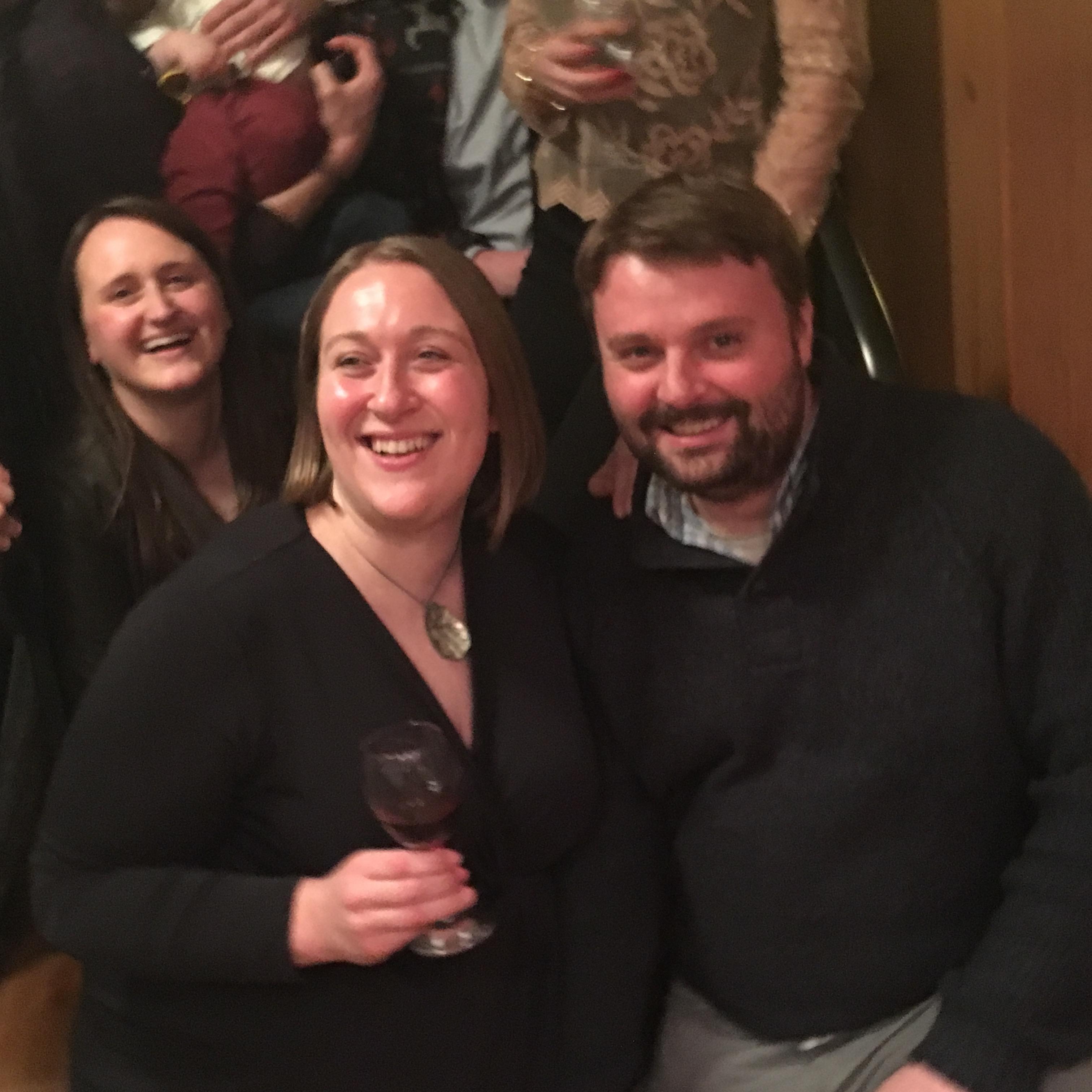 Eric at his first Menard Christmas Eve party back in 2018. This is notable because every year we take the "stair photo" and this was Eric's first as part of the "Christmas Eve crew."