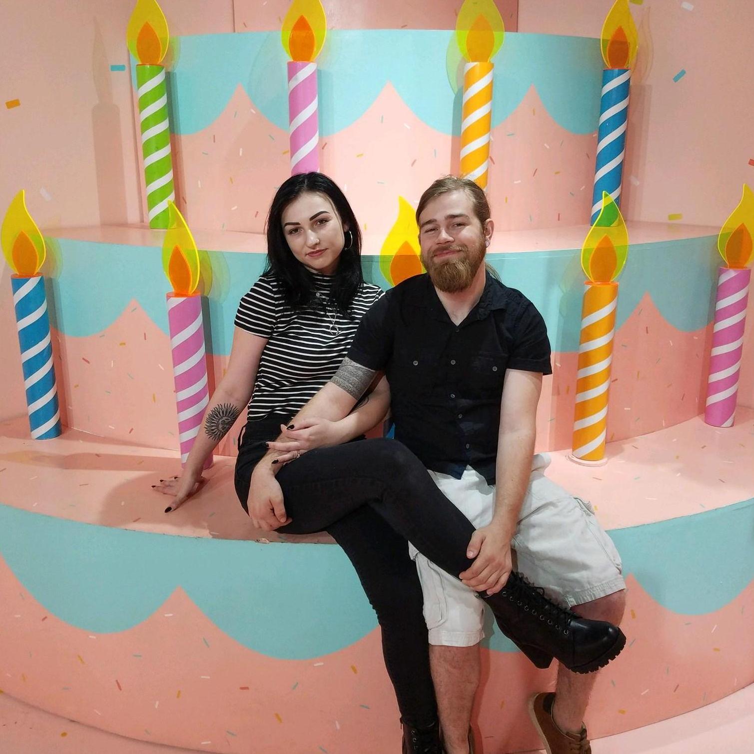 These next couple photos we had a blast taking! If you're ever in Dallas and want to take some cool pics, go to Museum of Memories!
